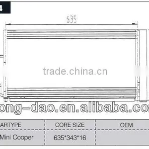 Auto Condenser for Mini Cooper 2007 thumbnail-1