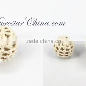 WOV1433 Handmade 14mm IN Stock DIY Ball Woven Beads Crochet Knitting For Sales thumbnail-3
