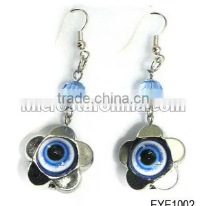 Cheap Wholesale Flower Eye Glass Earring thumbnail-1