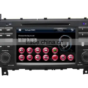 High Quality of 7inch Car Dvd Gps Player for Mercedes-Benz W203 2004-2007 With WINCE A8 System 3G WiFi OBDII DVR Function thumbnail-3