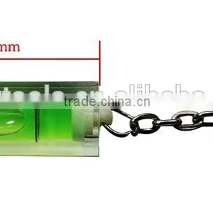 Spirit Level -black Base,1 Bubble Level Indicate Level Gift Bubble Key Chain Spirit Level thumbnail-4