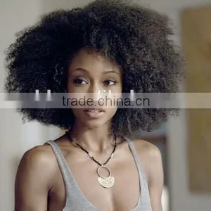 African Afro Kinky Synthetic Hair Extension Weave Synthetic Hair Weave thumbnail-1