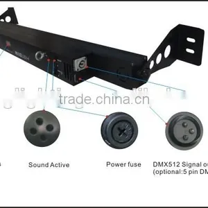 12x10w 4in1 Uniformity Color Effect Theatre Backlight Led Decorate Wall Washer thumbnail-4