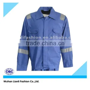 Blue Reflective Tapes Oil Field Work Wear Jacket thumbnail-1