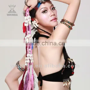 Sexy White Belly Dance Shell Head Band Accessory thumbnail-1