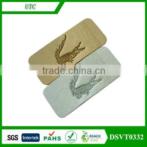 Custom Branding Decorative Clothing Triangle Leather Patches thumbnail-1