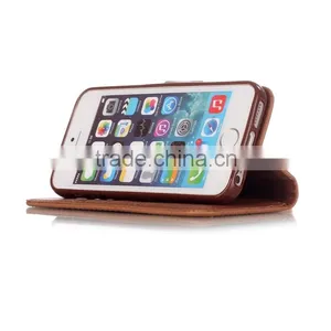 Luxury Embossed Leather Case for IPhone SE With Diamonds thumbnail-5