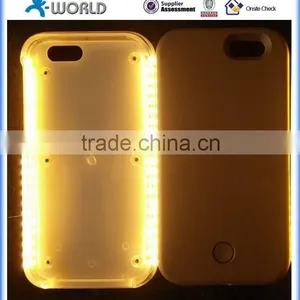 Light up Your Face While Selfie! Selfie LED Light up Phone Case for Iphone 6 thumbnail-6