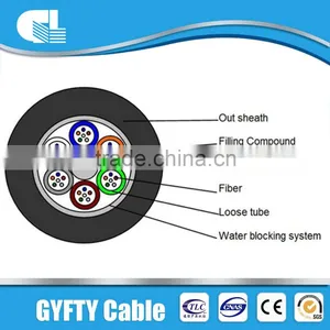 12/24/96 Core Single Mode Fiber Optic Cable GYFTY thumbnail-2