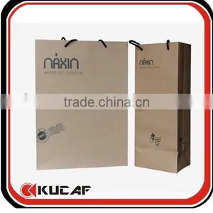Customized Brown Paper Bag With Logo Print thumbnail-1