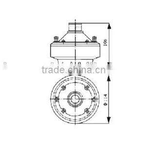 DU-60P 60W Double Ferrite Magnet T-yoke Good Quality Vibration Speaker Driver thumbnail-3