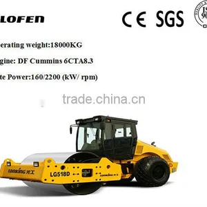 Lonking New 18ton Vibrating Single Drum Road Roller thumbnail-1