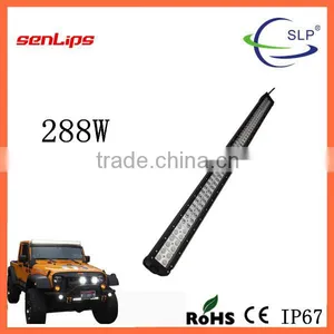 New Arrvial 288W LED Light Bar Voltage 12/24V Waterproof IP67 for Offroda Truck Suv All Cars thumbnail-1