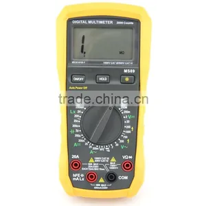 Digital Voltmeter Ampmeter Multimeter AC DC Meter OHM's Resistance With Capacitance Tester Buzzer thumbnail-2