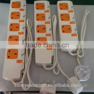 New Design High Quality 3 Core Electric Power Extension Sockets Outlet,UK, Multi,EU thumbnail-5