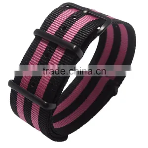 PVD Black Heat Welded Watch Band 20mm With Wrist thumbnail-1
