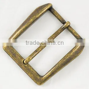 35mm Polish Press Tooth Metal South America Vintage Antique Brass Belt Buckle thumbnail-3
