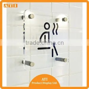 High Quality Factory Wholesale Acrylic Sign Holders for WC thumbnail-1