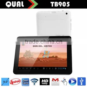 9 Inch Tablet With Webcam Wifi With Allwinner A23 Dual Core 0.3MP/0.3MP 512M/8G Wifi Model With Kitkat Android 4.4 T thumbnail-3