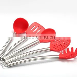 Colorful Kitchen Utensil Set of 5 For Cooking With Stainless Steel Handle thumbnail-2
