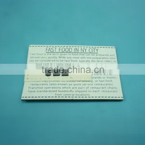 Real Leather With Clothing Label for Garment thumbnail-1
