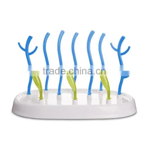 Factory Price Baby Item Food Grade Plastic Bottle Holder Drying Rack thumbnail-3