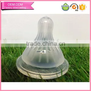 Best Babies Accessaries Liquid Silicone Custom Baby Bottle Nipple BPA Free thumbnail-1