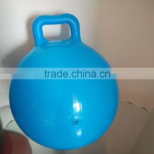 25cm Size Inflatable Pvc Bouncing Hopper Ball for Kids With Handle thumbnail-4