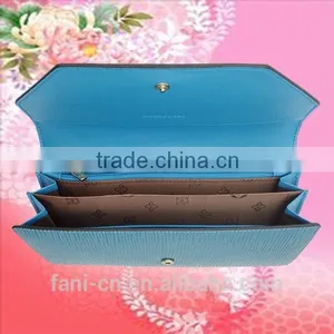 Elegant and Stylish With Snap Fastener&zipper Design Clutch Leather Wallet for Women thumbnail-2