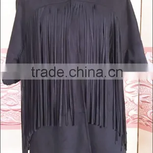 Woman Fashion Irregular Fringed Cardigan Jacket thumbnail-6