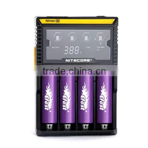 High Quality Nitecore d4 Micro USB 18650 Battery Charger Original Nitecore D4 Universal LCD Display E Cigarettes Charger thumbnail-3