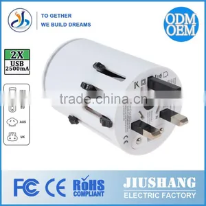 International Power Adapter and Travel With3.1A USB Charger - Cover Over 150 Countries thumbnail-4