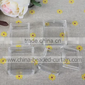Lots 1.7*3.1cm Single Rectangle Grid Transparent Craft Bead & Jewelry Storages and Displays Box thumbnail-2