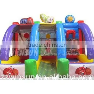 EN14960 Soccer Fever Inflatable Soccer Goal Kick Shooting thumbnail-2