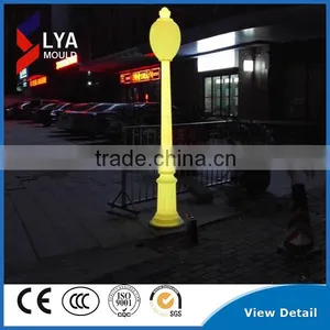 High Quality Colorful RGB Light Lamp Pole for Street Desoration Roman Light Pillar thumbnail-1