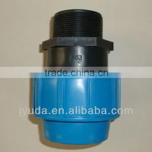 HDPE Pipe Compression Fittings/Male Thread Adaptor thumbnail-1