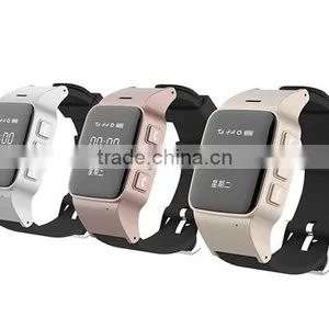 OLED Smart GPS Tracker Watch D99 GPS GSM WiFi Android Smartwatch Phone for Elder thumbnail-3