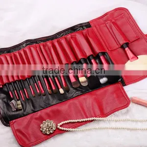 High Quality 18pcs Red Makeup Brush Set,stock Product With Factory Price thumbnail-5