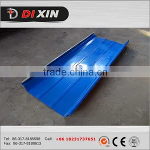 Aluminium mg mn Alloy Bemo Stand Seaming Roof Panel Roll Forming Machine thumbnail-1