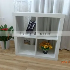 Hot Sale 2*2 Wood Cube Bookcase thumbnail-1