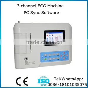 Recommend 12 Lead 3 Channel ECG Machine With PC Sync Software Electrocardiograph EKG-903BS thumbnail-1