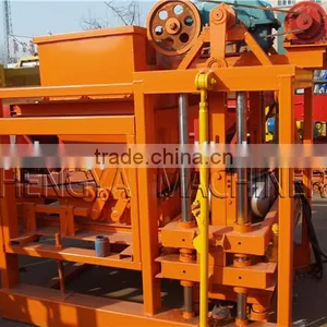 Shengya QTJ4-26C Semi Automatically Concrete Clay Block Making Machines,paver Making,curb Stone Making Machines thumbnail-2