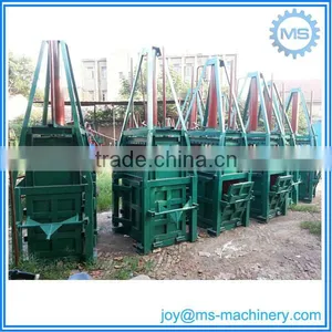 High Efficiency Vertical Type Used Clothes Baler Press Machine thumbnail-1