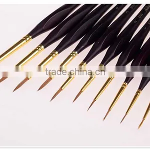 Professional Weasel Material Artist Paint Brush Set thumbnail-4