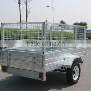 7x5 Galvanised Cage Trailer thumbnail-5