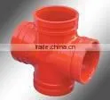 OEM Grey Iron & Ductile Iron Cast Factory Price Pipe Coupling Grooved/mechanical Joint Outlet and Grooved Fittings thumbnail-5