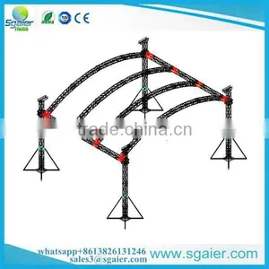 2017 Sgaier Factory Price Roof Truss 4 Pillar 12m x 10m for Sale Arch Trusses thumbnail-3