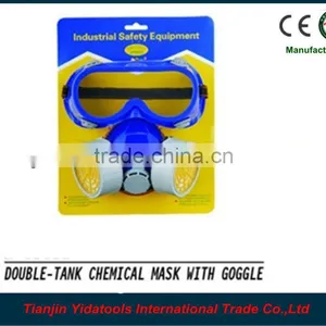 Double Tank Chemical Respirator Mask thumbnail-1