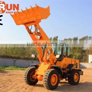 Everun Brand CE Approved 3 Ton Small Wheel Loader With Grapple/Grass Forks For Sale thumbnail-5
