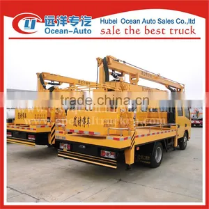 DFAC Double Cab 14-16m High Overhead Working Truck for Sale thumbnail-6